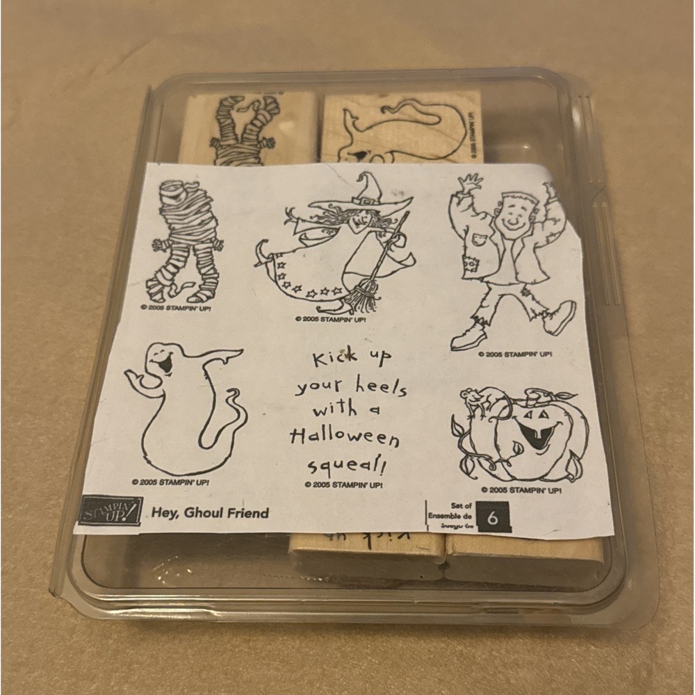 Stampin Up Hey, Ghoul Friend 2005 Halloween Characters
